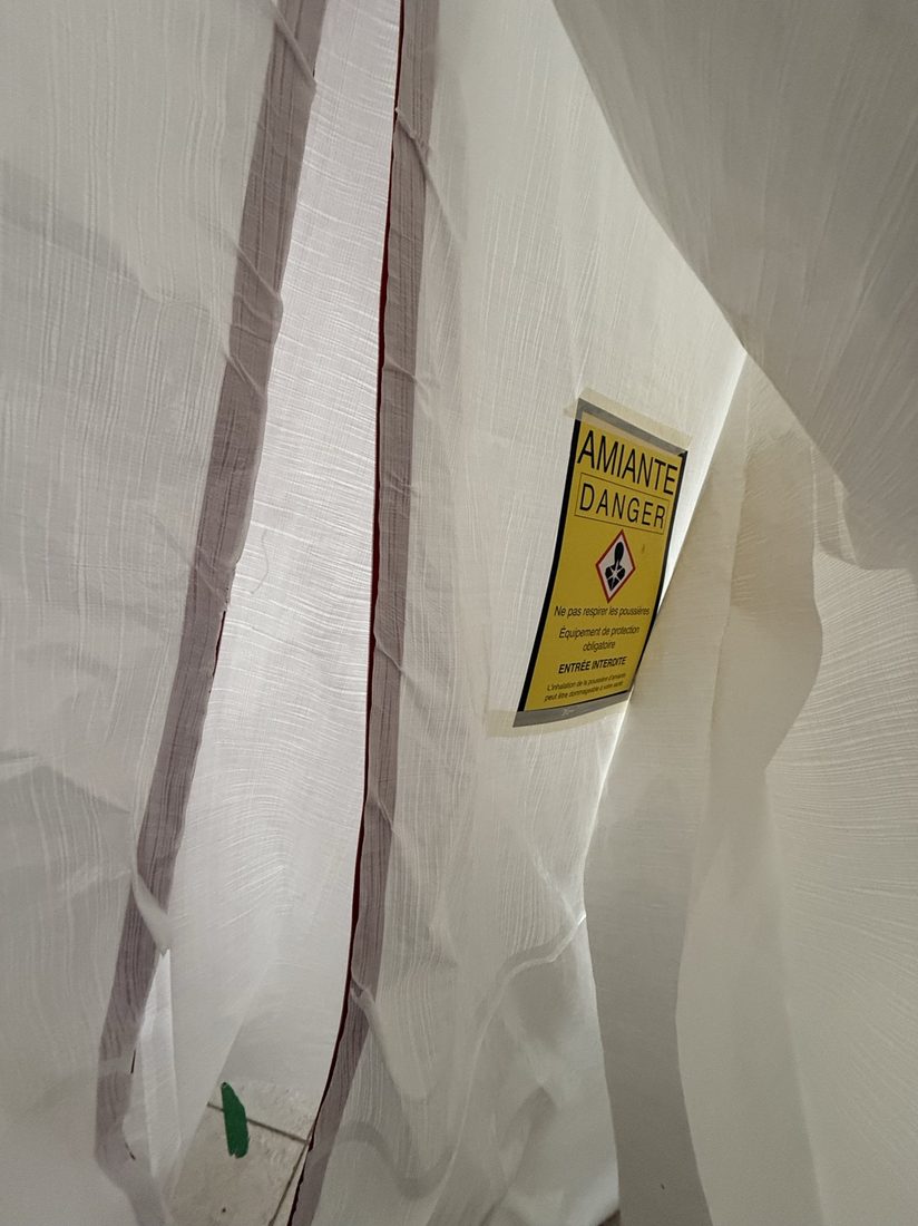 Signalisation de sécurité amiante danger